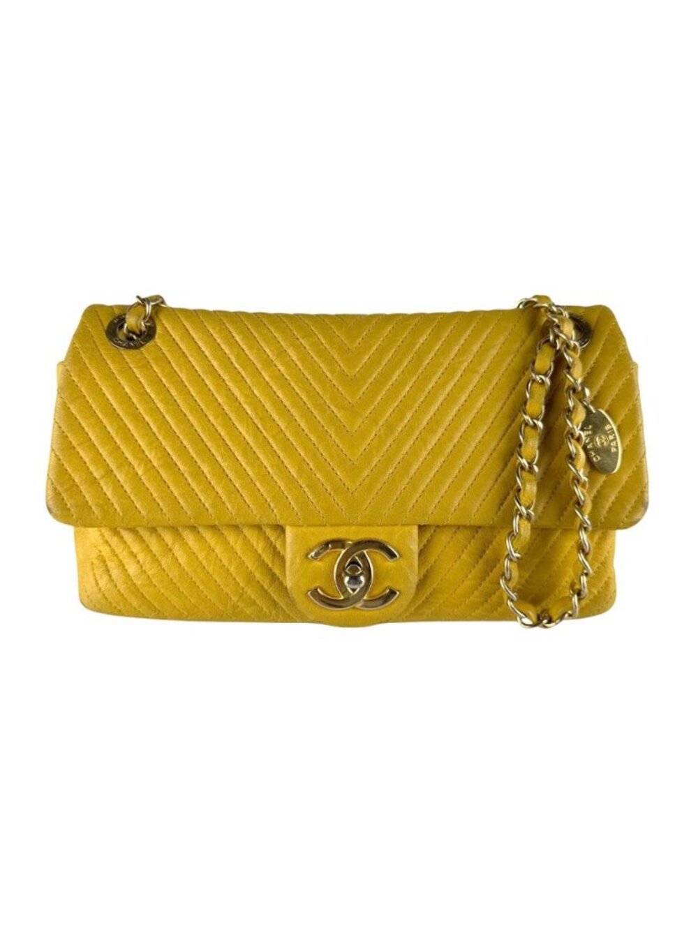 Chanel Shoulder Bag Yellow
